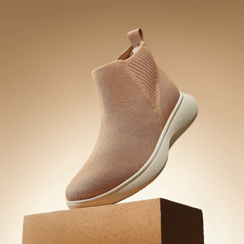 VIVAIA Urban Unisex Nutmeg Knit Slip-On Sneaker Boots EU 40 US 9